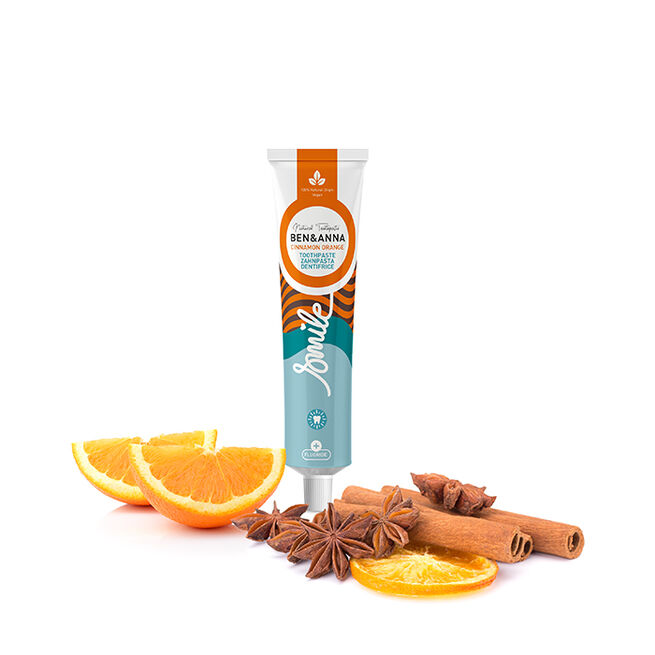 Tannkrem Kanel og appelsin 75 ml  Tandkräm 75 ml Kanel och apelsin